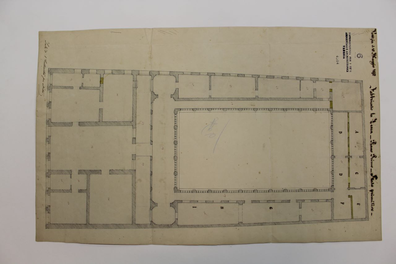 I.R. Zecca (disegno architettonico) - ambito italiano (terzo quarto XIX)