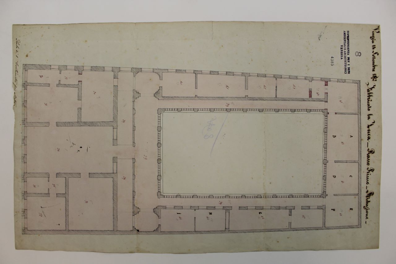 I.R. Zecca (disegno architettonico) - ambito italiano (terzo quarto XIX)