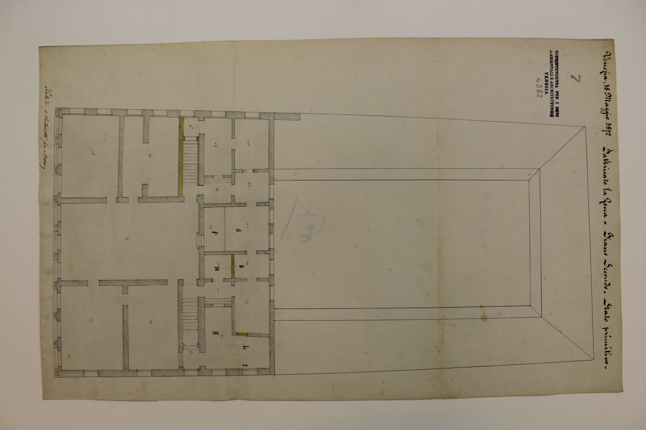 I.R. Zecca (disegno architettonico) - ambito italiano (terzo quarto XIX)