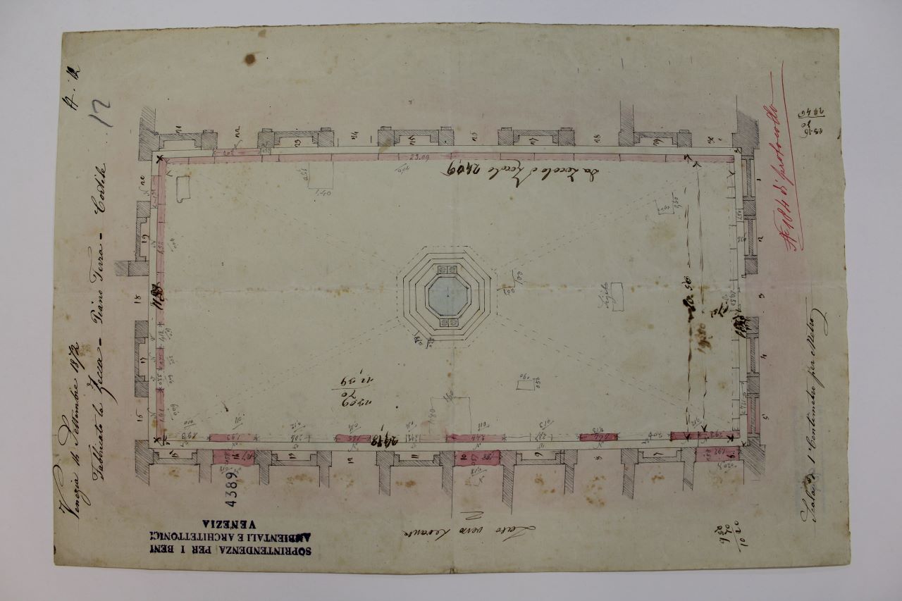 I.R. Zecca (disegno architettonico) - ambito italiano (terzo quarto XIX)