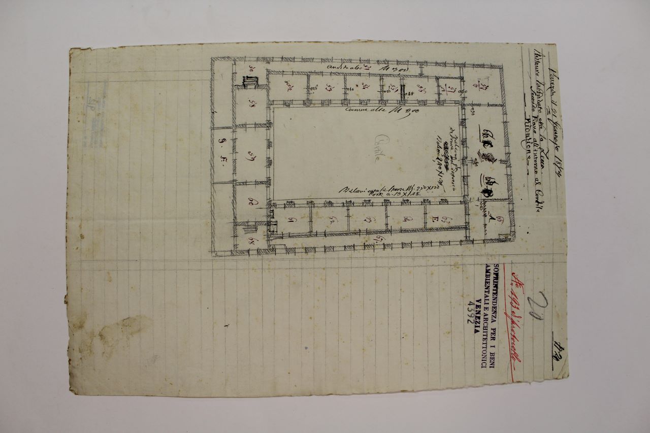 I.R. Zecca (disegno architettonico) - ambito italiano (terzo quarto XIX)