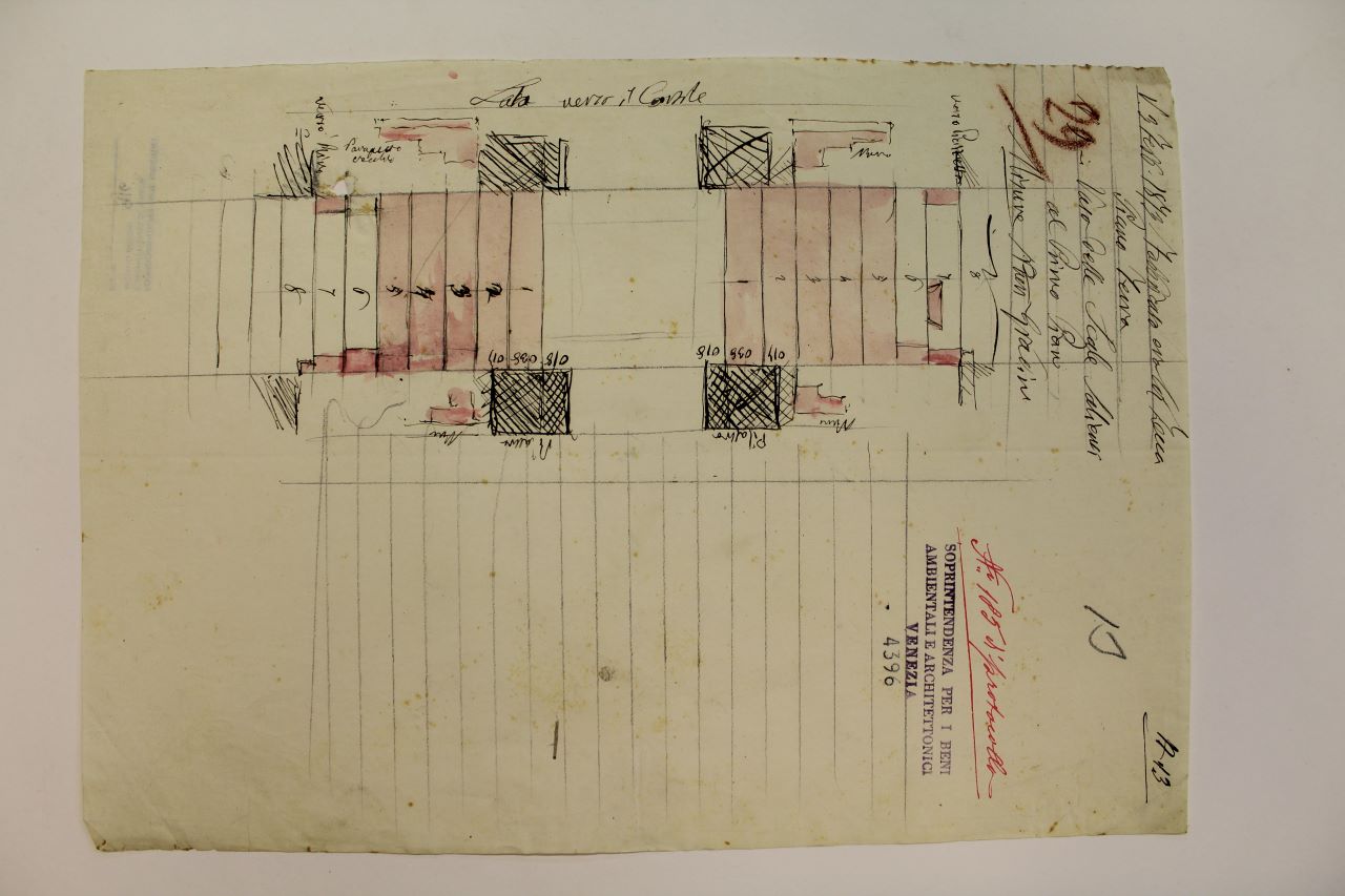 I.R. Zecca (disegno architettonico) - ambito italiano (terzo quarto XIX)