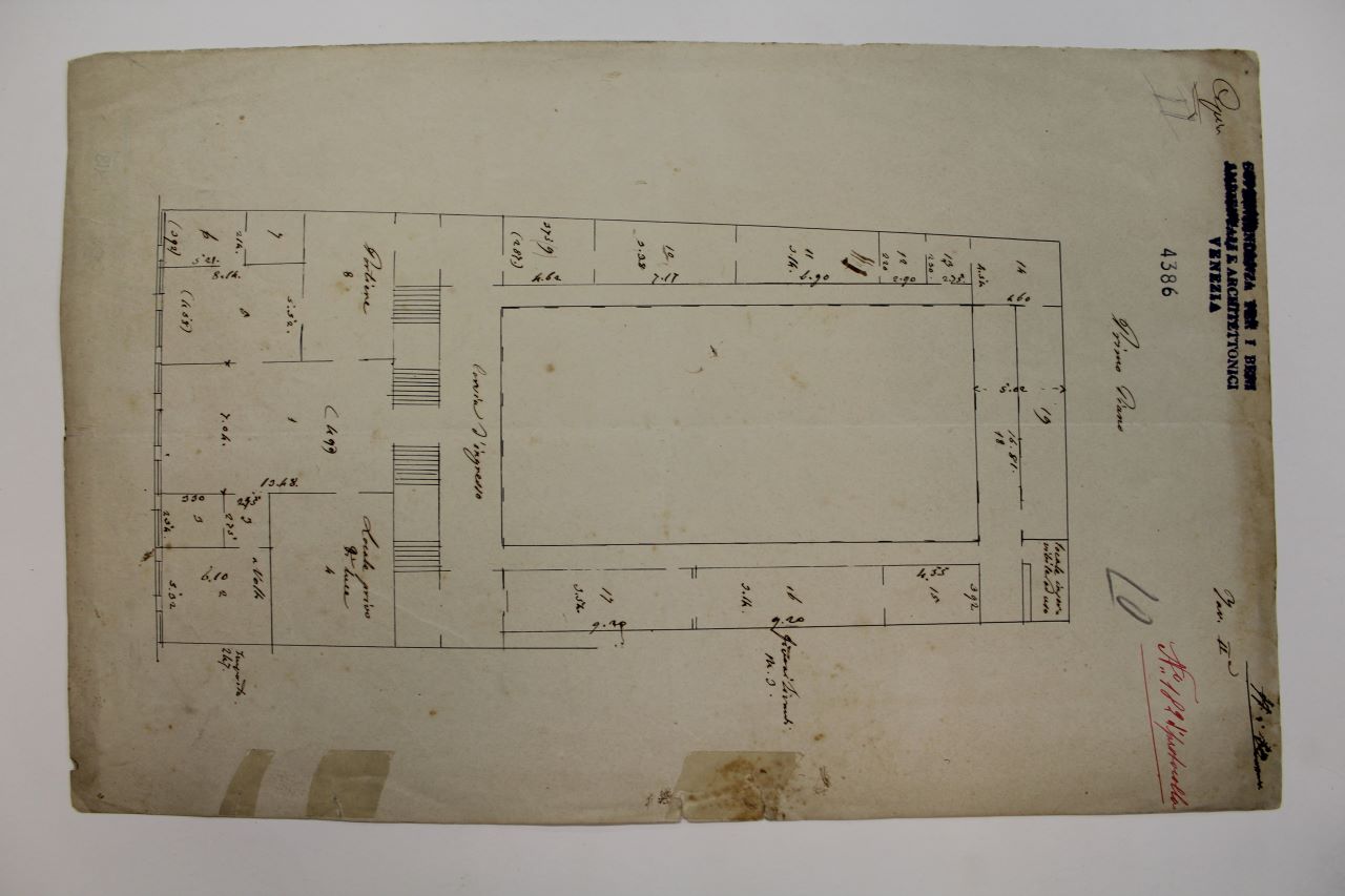 I.R. Zecca (disegno architettonico) - ambito italiano (terzo quarto XIX)