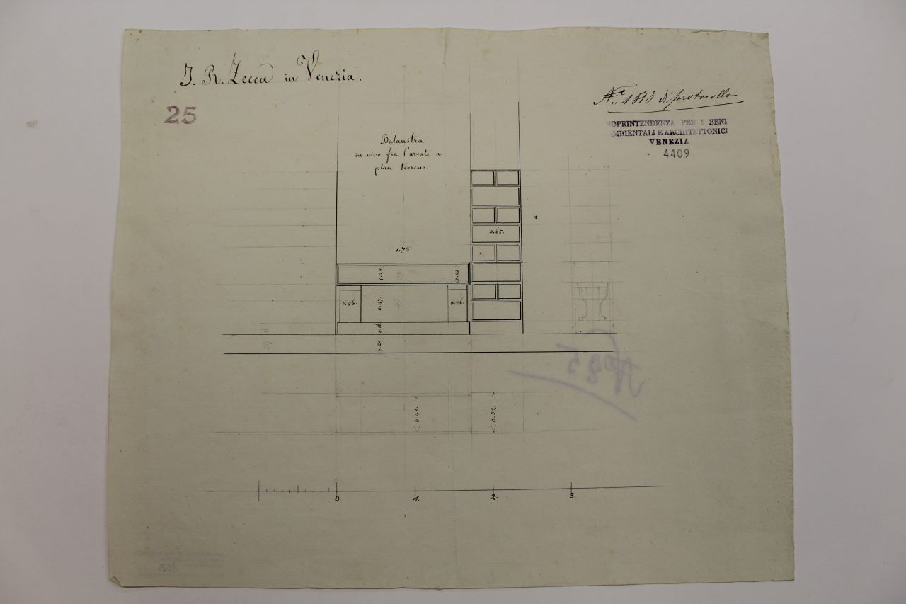 I.R. Zecca (disegno architettonico) - ambito italiano (metà XIX)