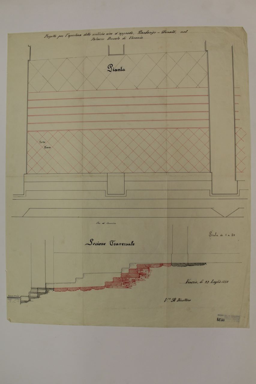 Palazzo Ducale (disegno architettonico) - ambito italiano (fine XIX)