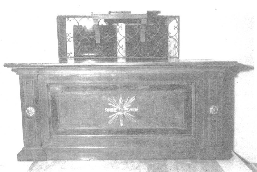 altare - a cofano, opera isolata - ambito lombardo (XIX)