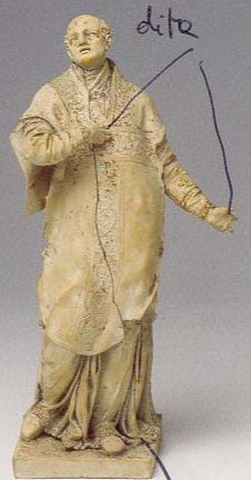 Sant'Ignazio (scultura, elemento d'insieme) di Celebrano Francesco (attribuito) (sec. XVIII)