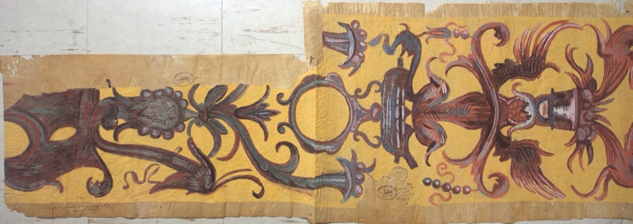 Fregi decorativi dell’abside della basilica di San Giovanni Evangelista di Ravenna (disegno architettonico, serie) di Zampiga, Giuseppe (attribuito) (primo quarto XX)