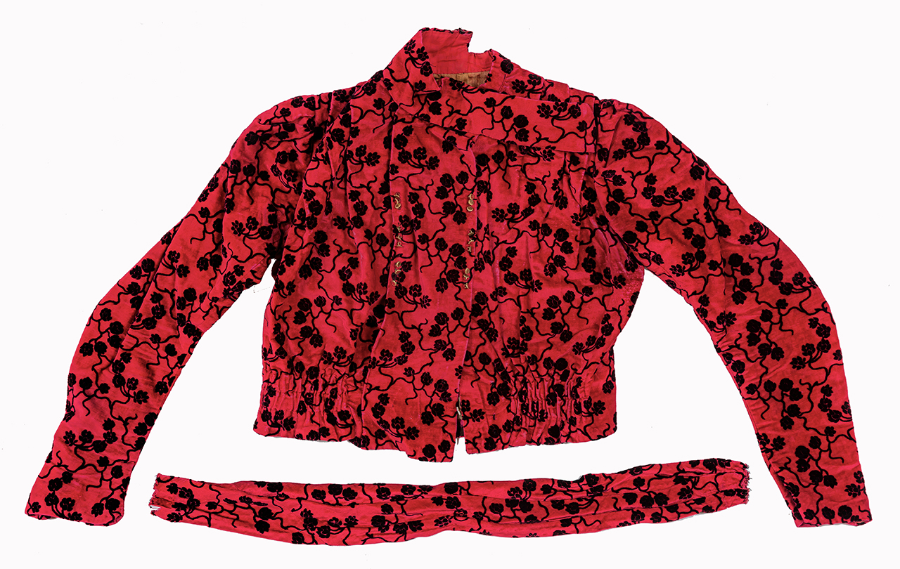 giacca, femminile - manifattura francese (fine/ inizio XIX)