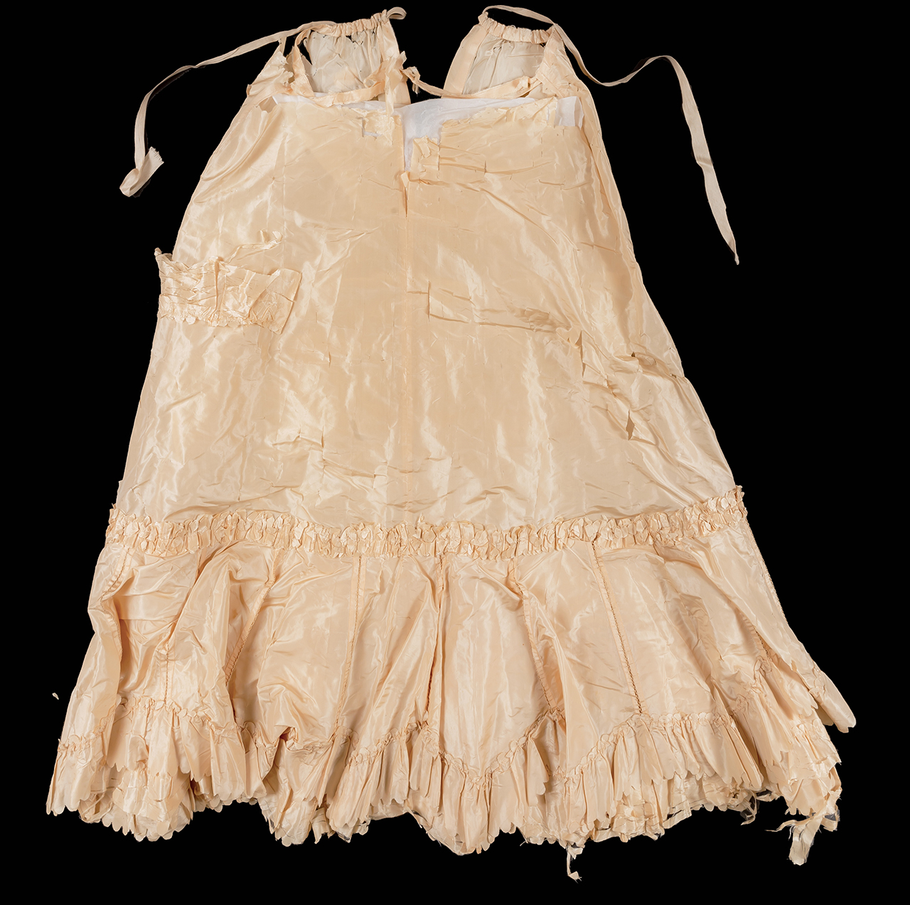 sottogonna, femminile - manifattura italiana (fine/ inizio XIX-XX)