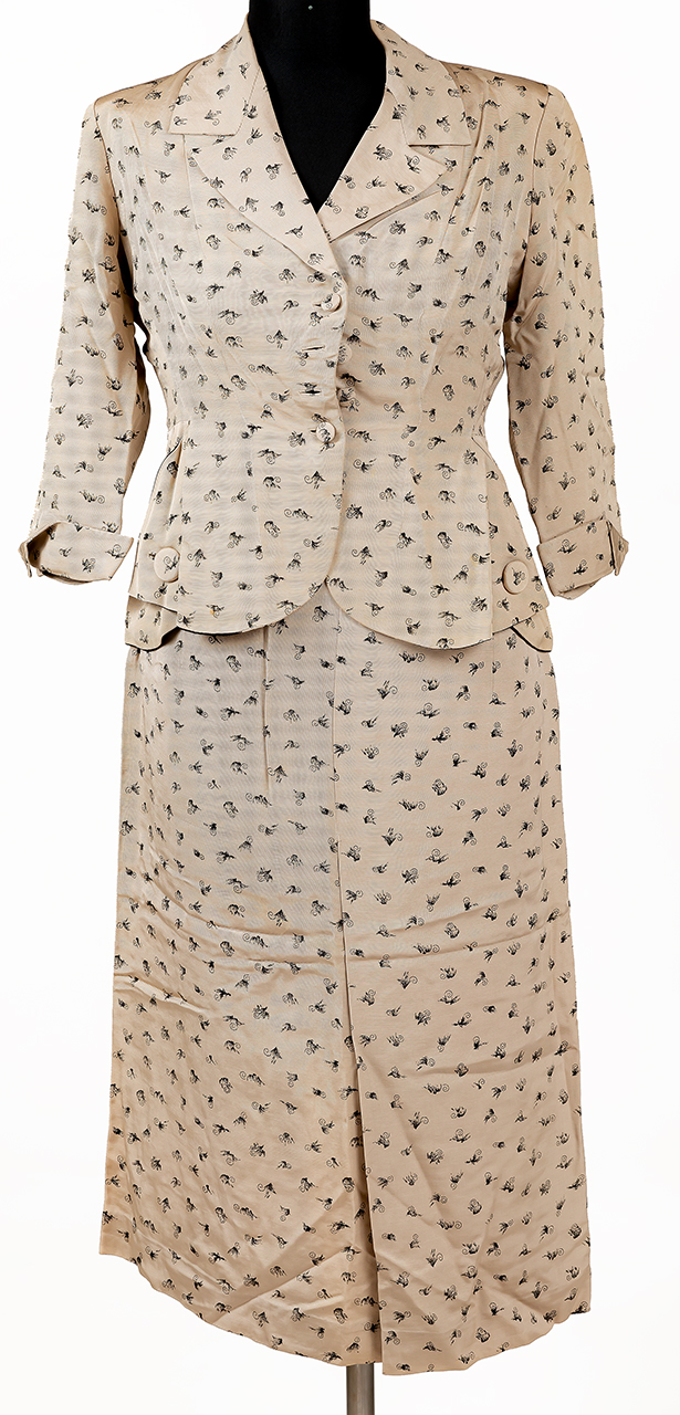 completo, femminile - manifattura italiana (metà XX)