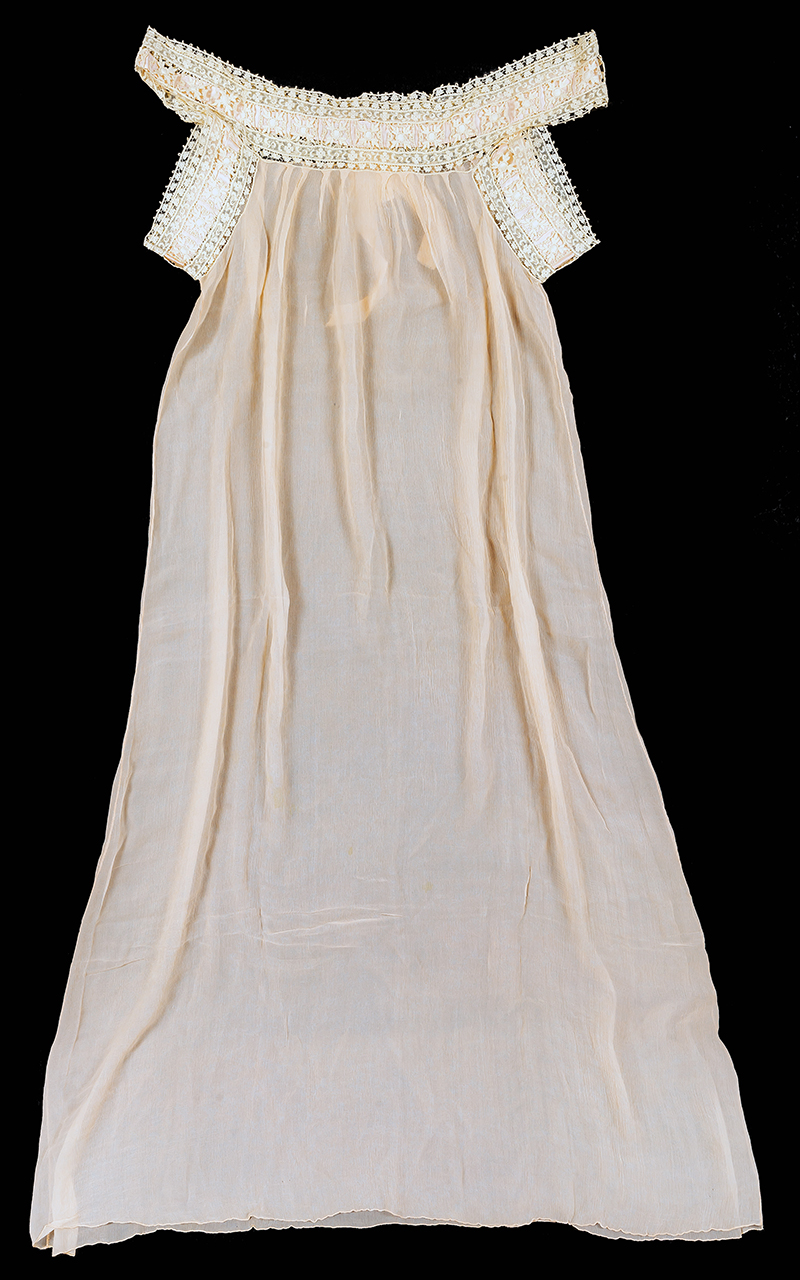 camicia da notte, femminile - manifattura italiana (secondo quarto XX)