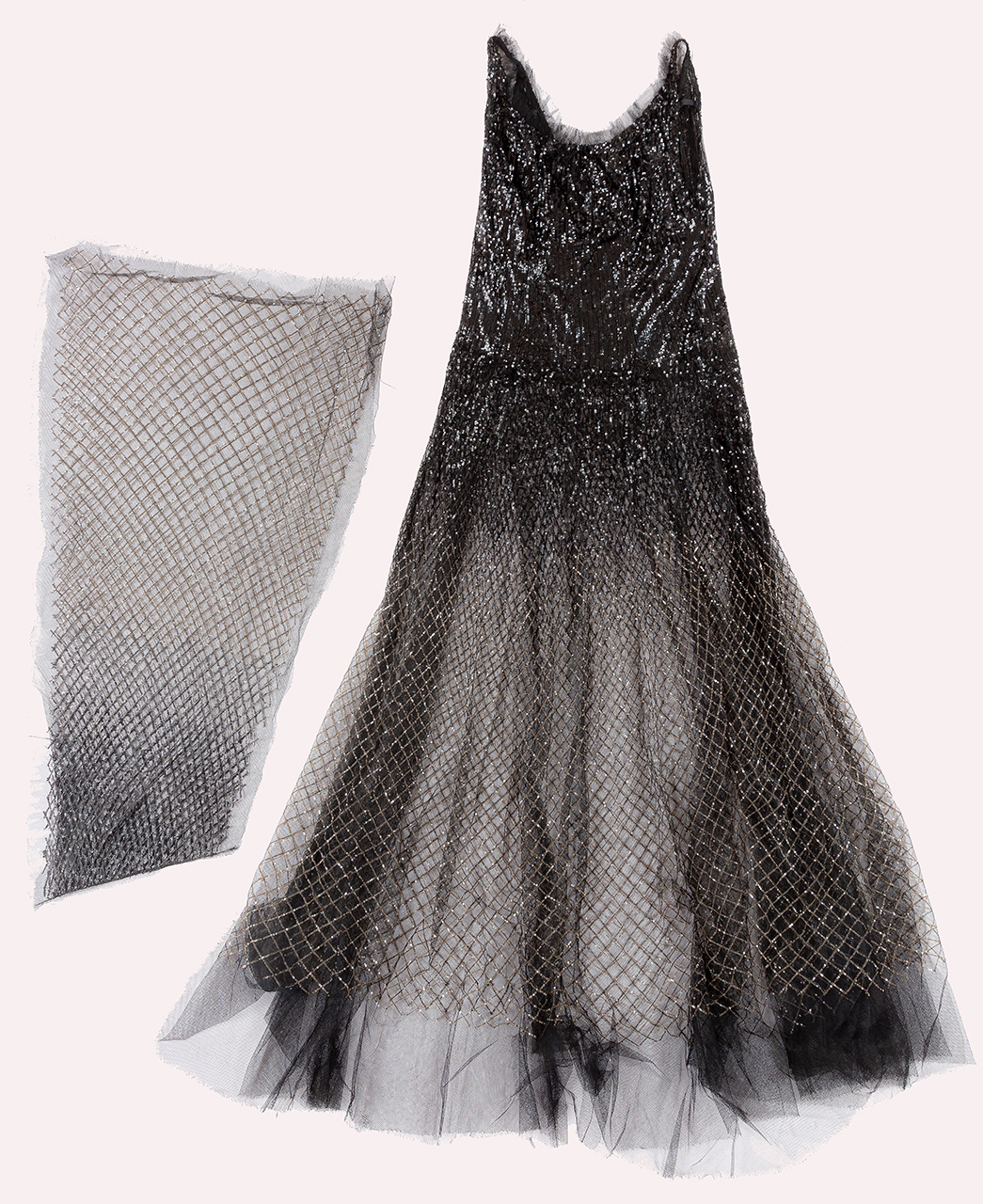 abito, da sera - manifattura italiana (prima metà XX)