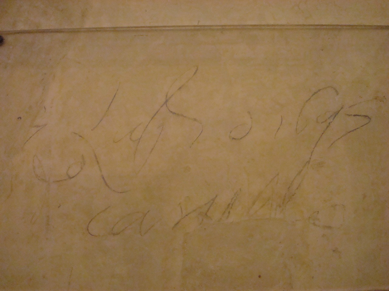 disegno murale - produzione toscana (sec. XVII)