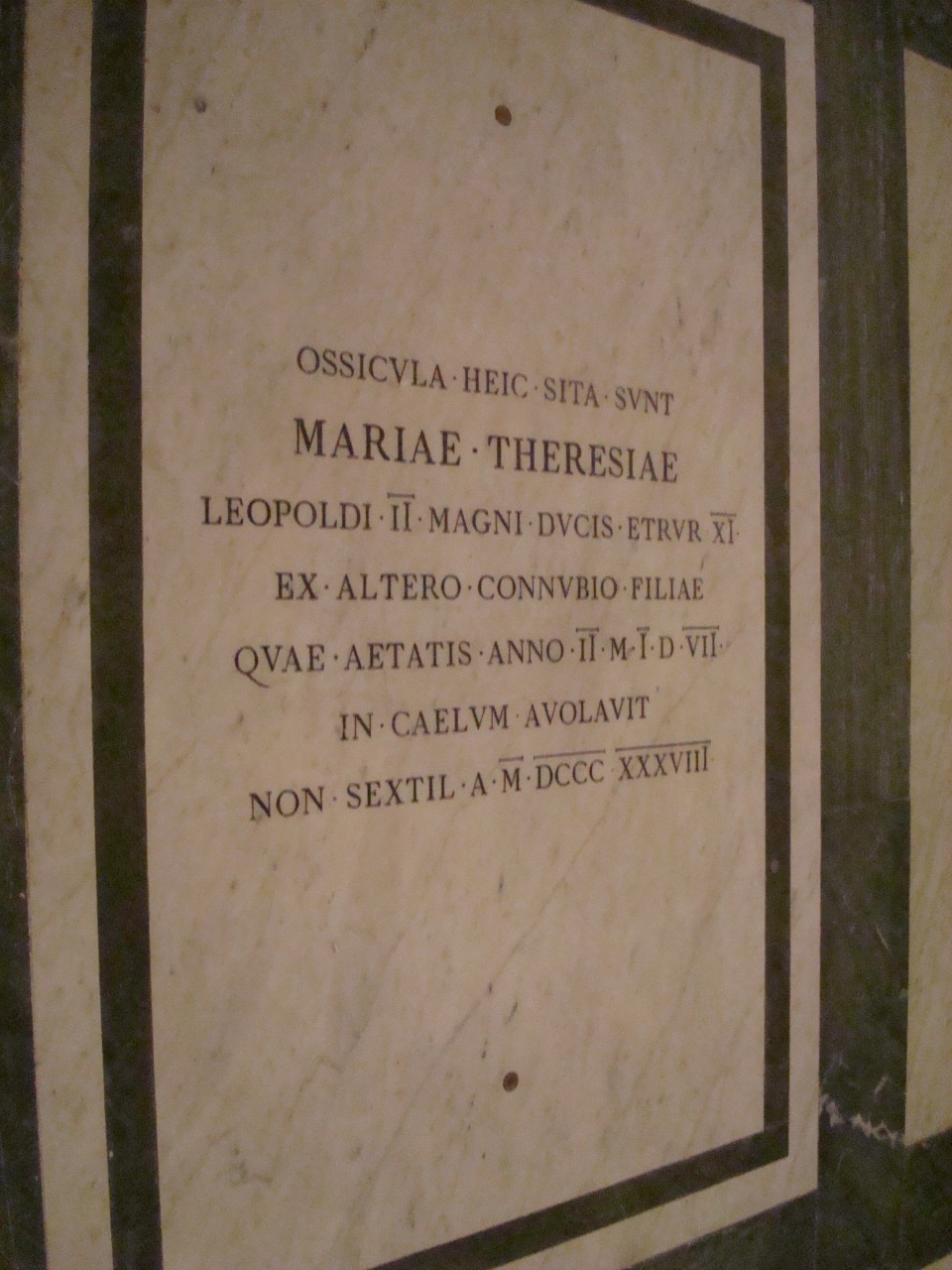 lastra tombale di De Fabris Emilio - produzione toscana (sec. XIX)