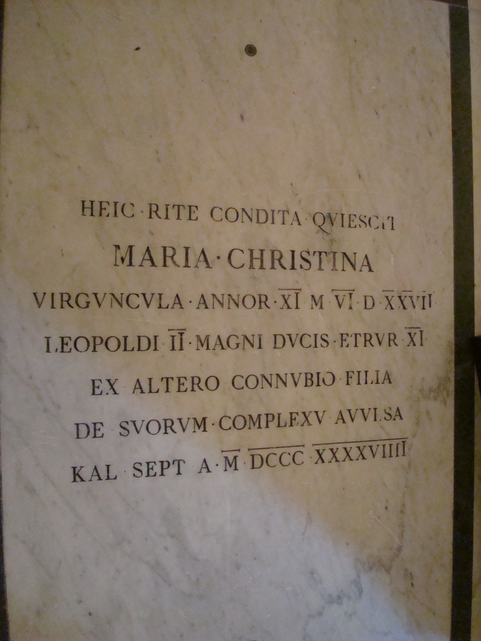 lastra tombale di De Fabris Emilio - produzione toscana (sec. XIX)