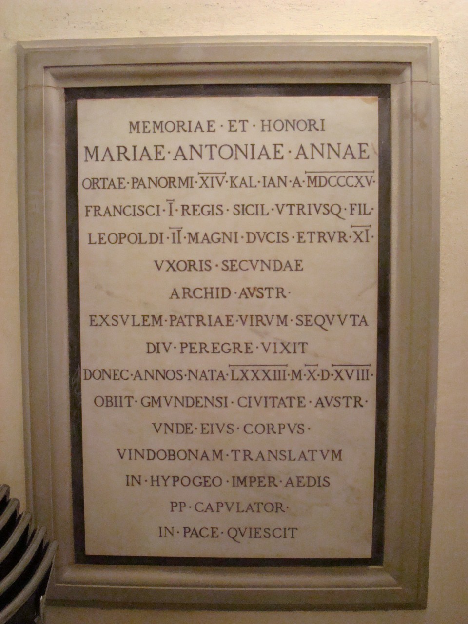 cenotafio di De Fabris Emilio - produzione toscana (sec. XIX)