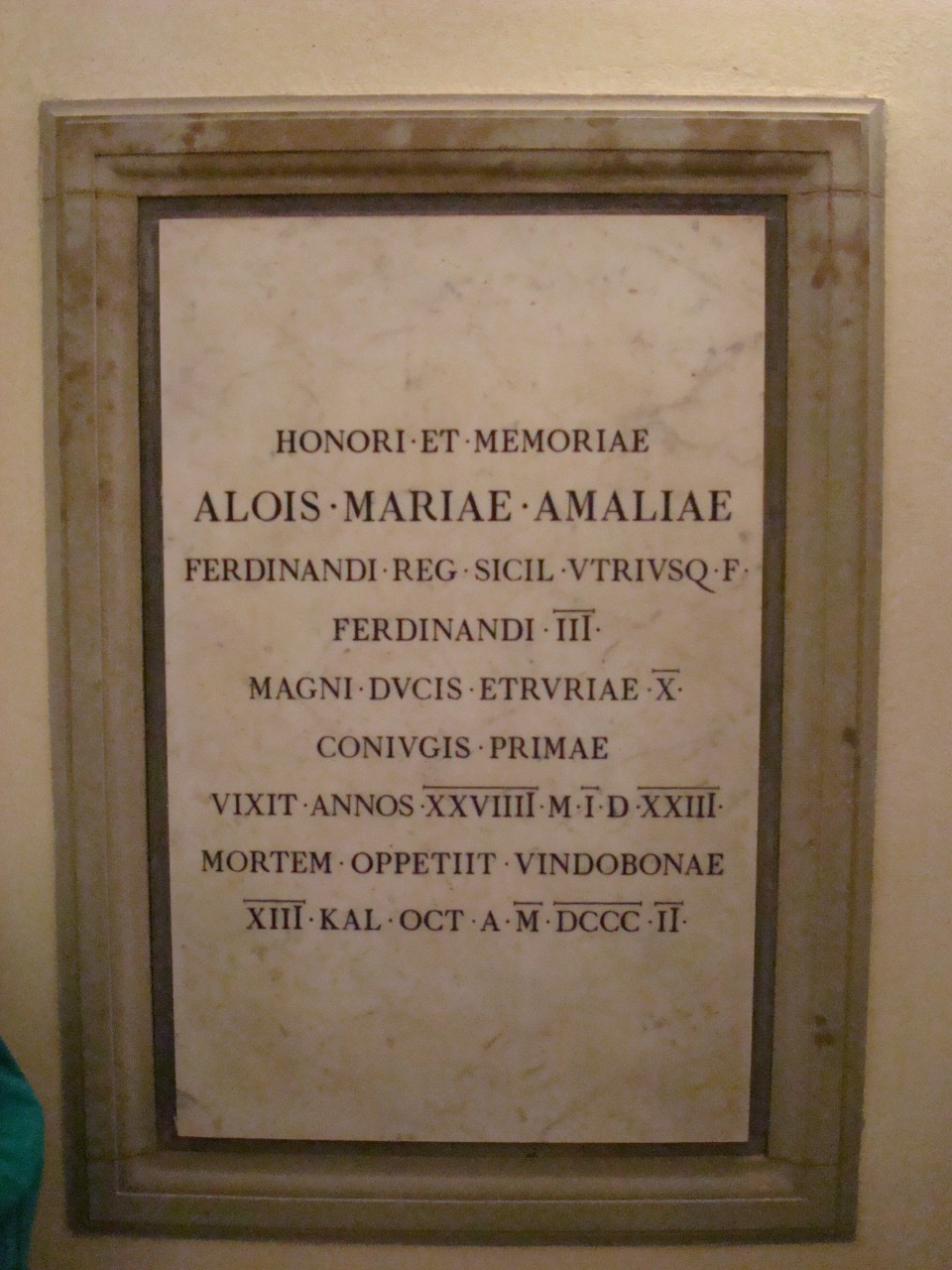 cenotafio di De Fabris Emilio - produzione toscana (sec. XIX)