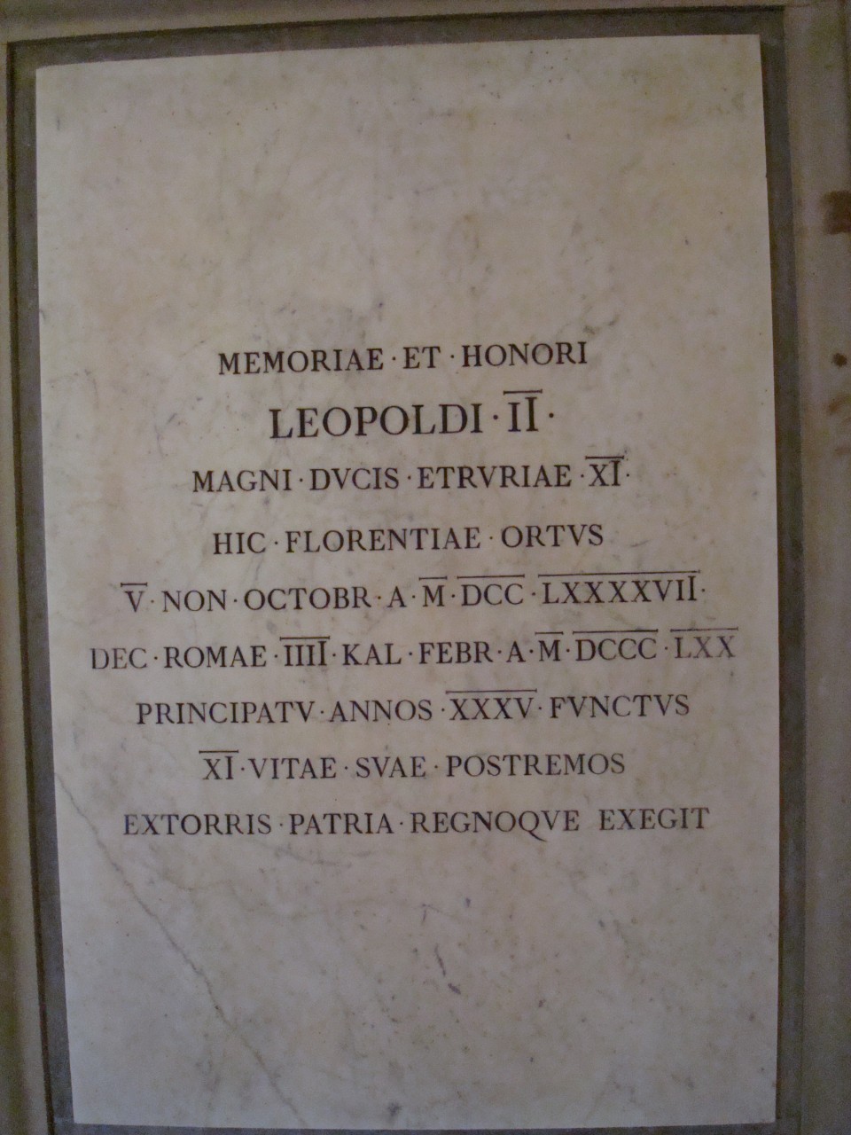 cenotafio di De Fabris Emilio - produzione toscana (sec. XIX)