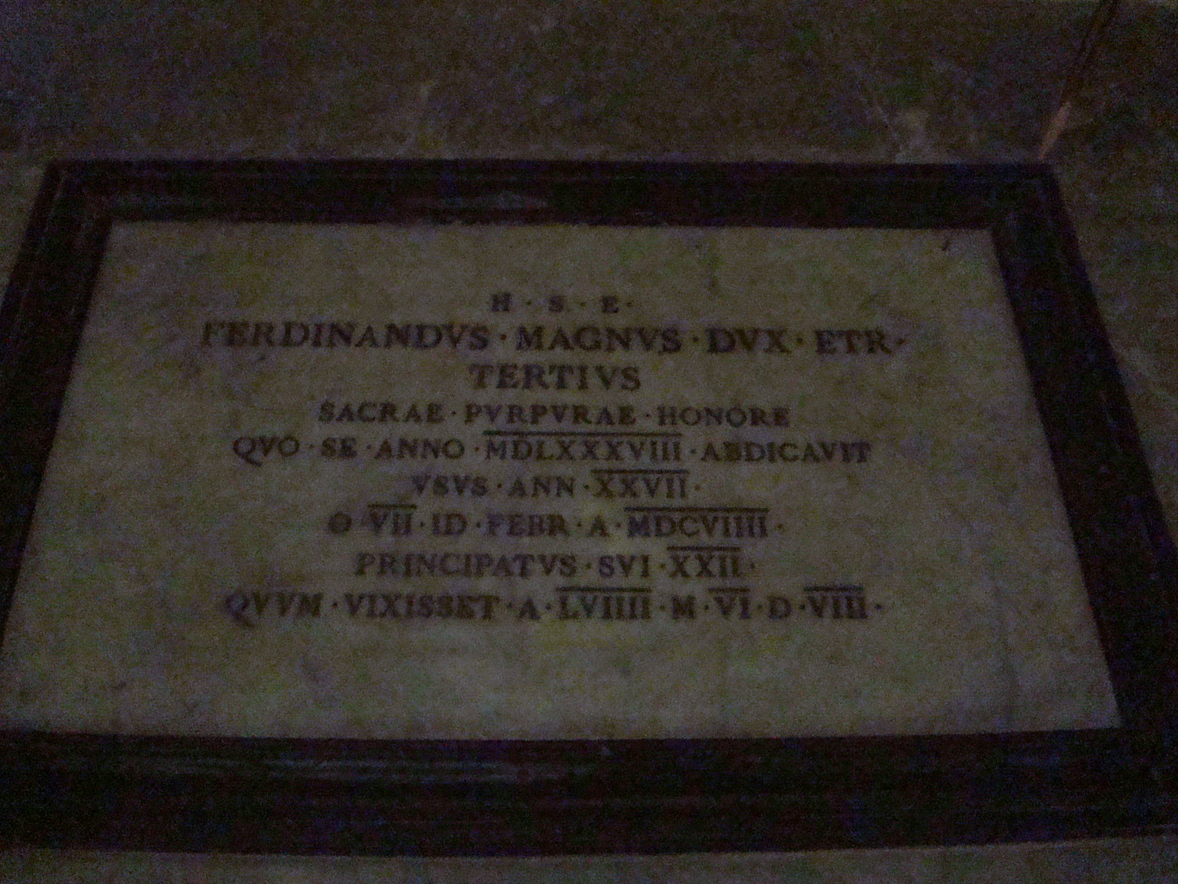 lastra tombale di Baccani Gaetano - produzione fiorentina (sec. XIX)