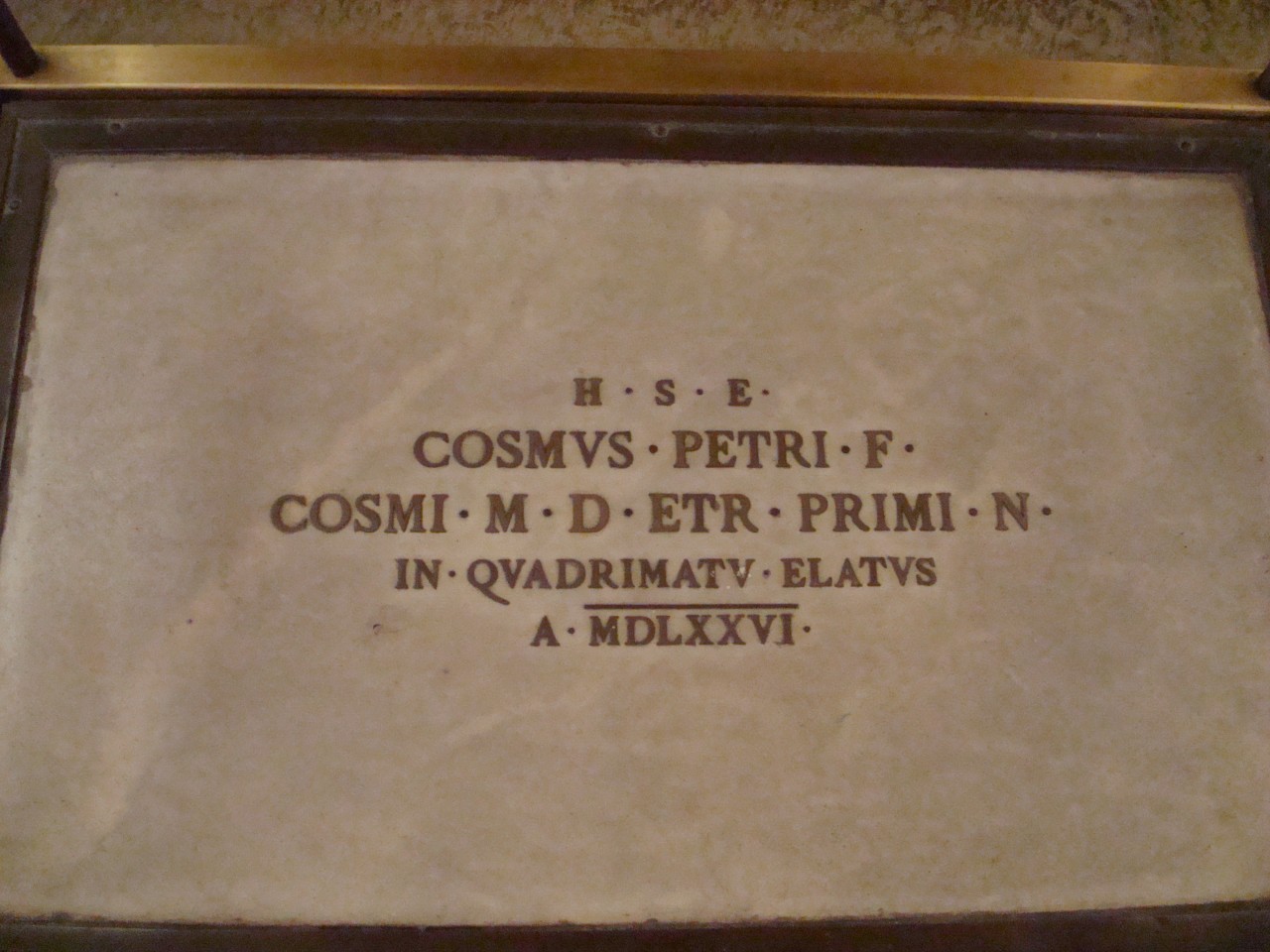 lastra tombale di Baccani Gaetano - produzione fiorentina (sec. XIX)