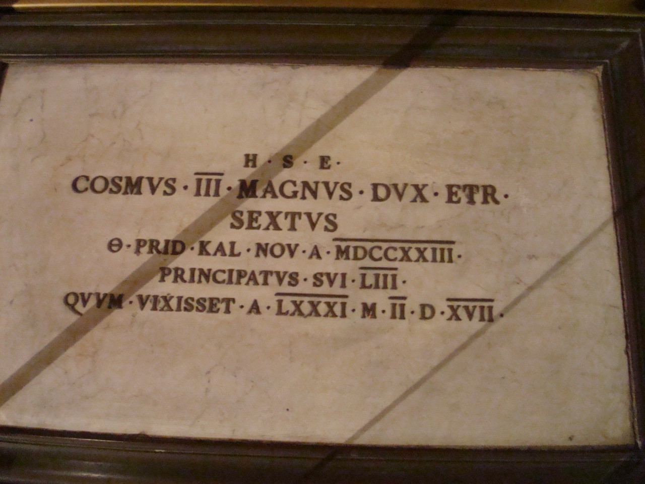 lastra tombale di Baccani Gaetano - produzione fiorentina (sec. XIX)