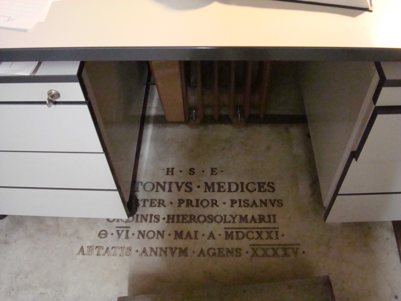 lastra tombale di Baccani Gaetano - produzione fiorentina (sec. XIX)