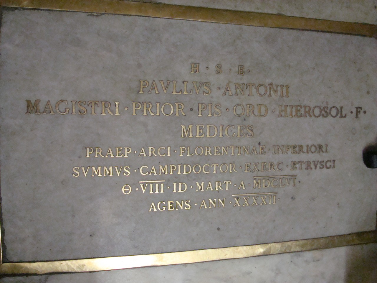 lastra tombale di Baccani Gaetano - produzione fiorentina (sec. XIX)