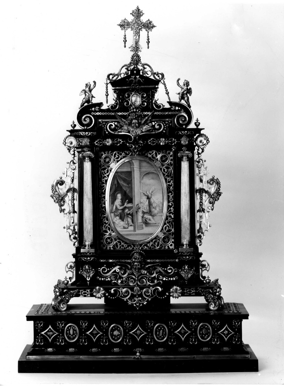 sogno di San Giuseppe (reliquiario architettonico - ad altarolo) - bottega fiorentina (primo quarto sec. XVII)