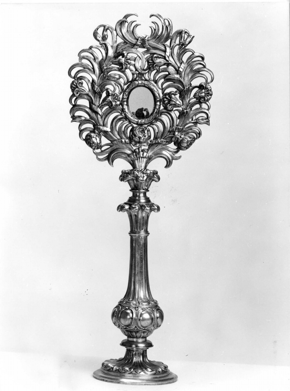 reliquiario - a ostensorio - bottega fiorentina (fine/ inizio secc. XVII/ XVIII)