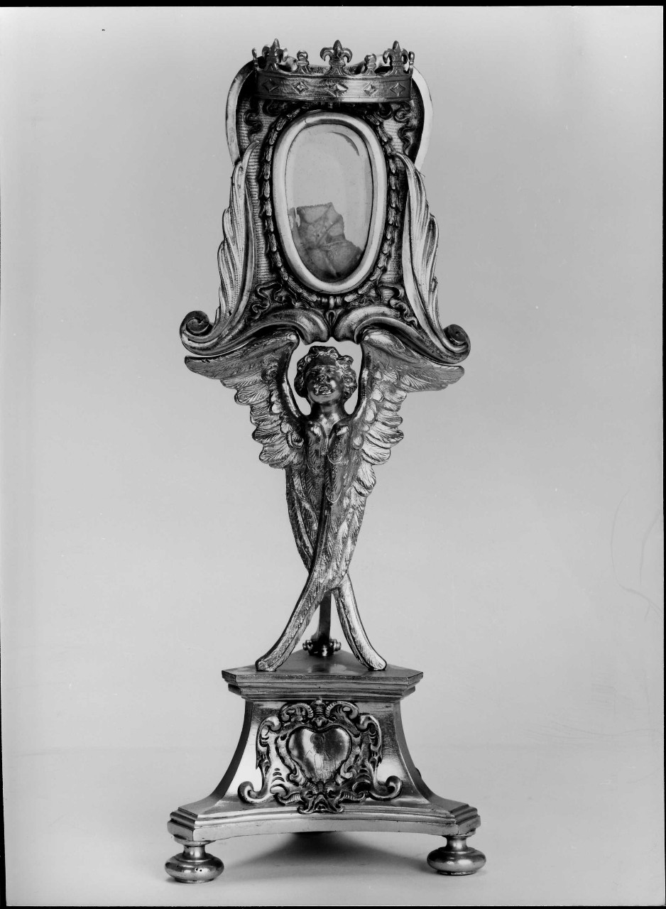 reliquiario - a ostensorio - manifattura romana (?) (sec. XVII)