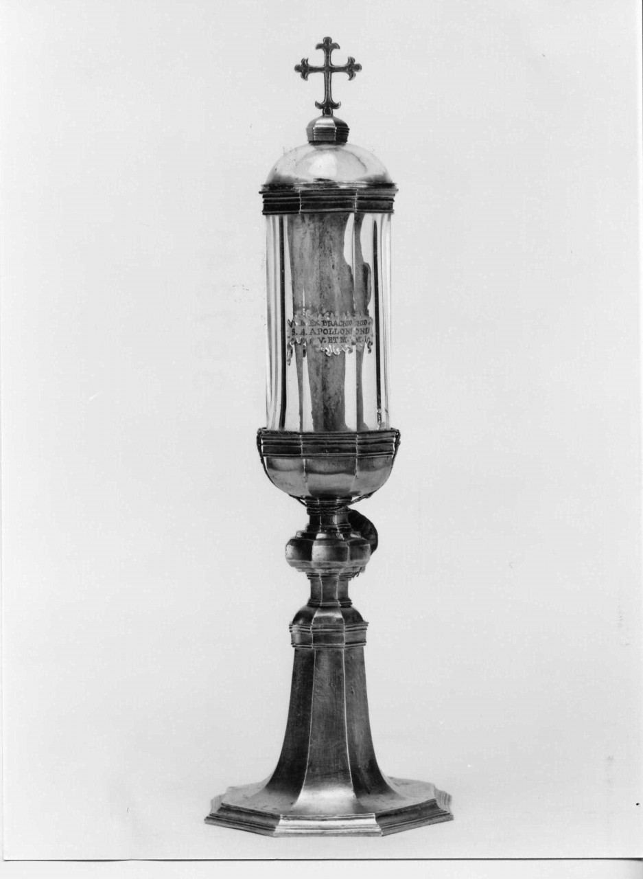 reliquiario - a ostensorio - bottega fiorentina (?) (sec. XVIII)