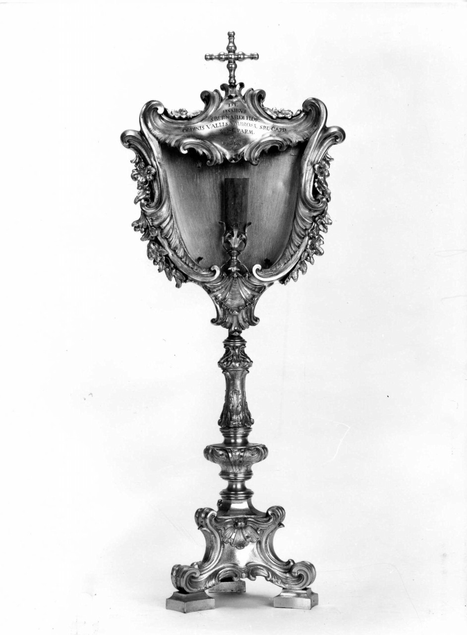 reliquiario - a ostensorio - bottega fiorentina (sec. XVIII)