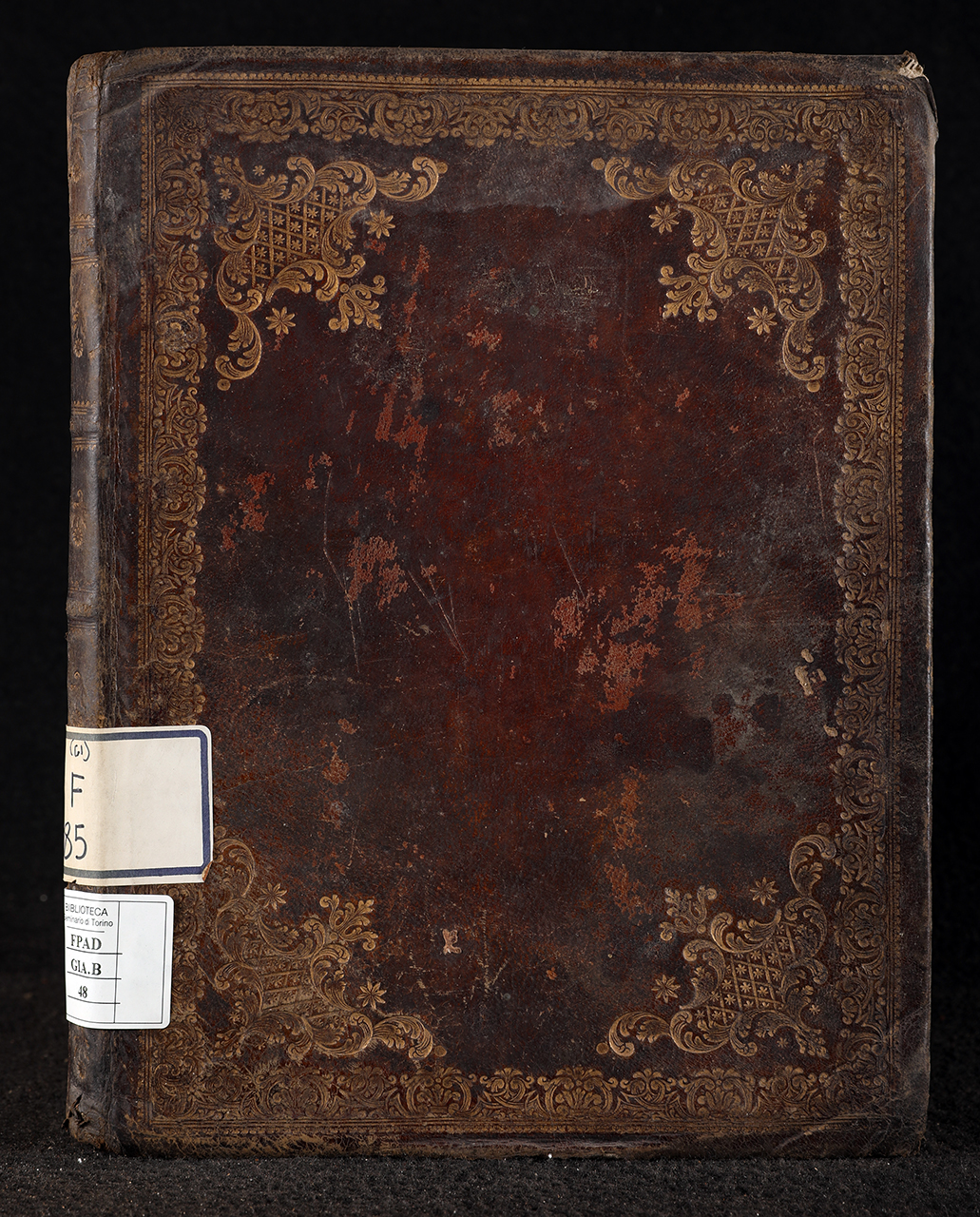 legatura piena, opera isolata - ambito italiano (seconda metà XVIII)