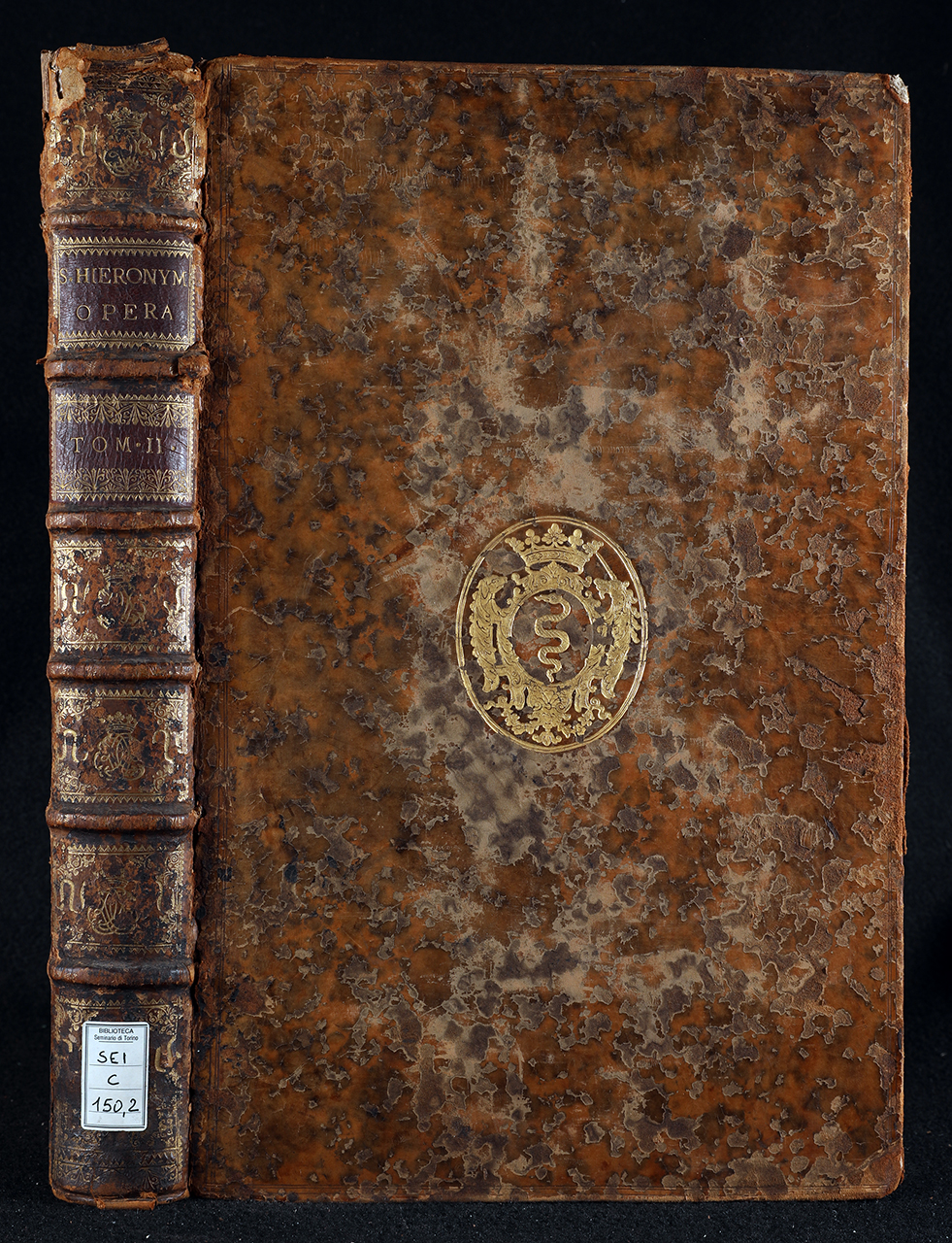 legatura piena - alle armi, serie - ambito italiano (fine/ inizio XVII/XVIII)