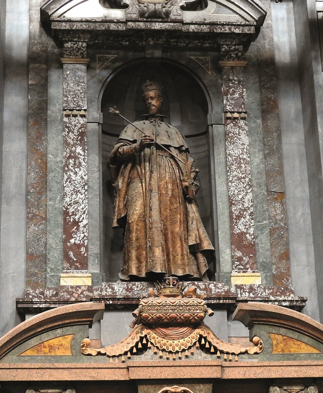 Ritratto di Ferdinando I de' Medici (monumento funebre - a edicola) di De Medici Giovanni, Buontalenti Bernardo, Nigetti Matteo, Tacca Pietro, Tacca Ferdinando (XVII)
