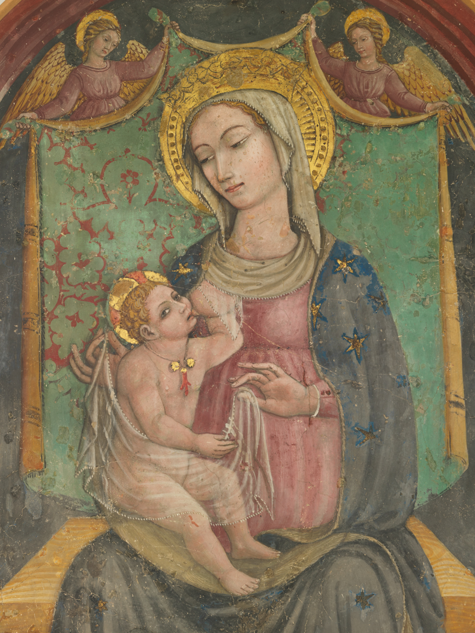 Madonna del Latte, Madonna con Bambino (dipinto) di Giacomo da Campli (attribuito) (seconda metà XV)