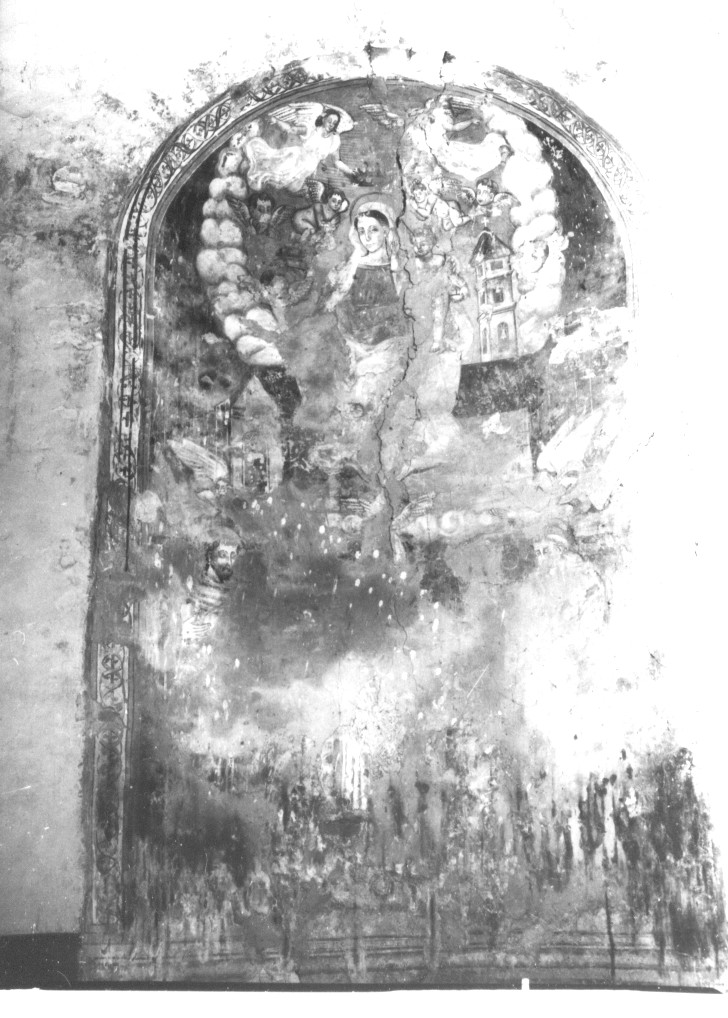 Madonna di Loreto e Santi, Madonna di Loreto e Santi (dipinto, opera isolata) - ambito abruzzese (seconda metà sec. XVI)