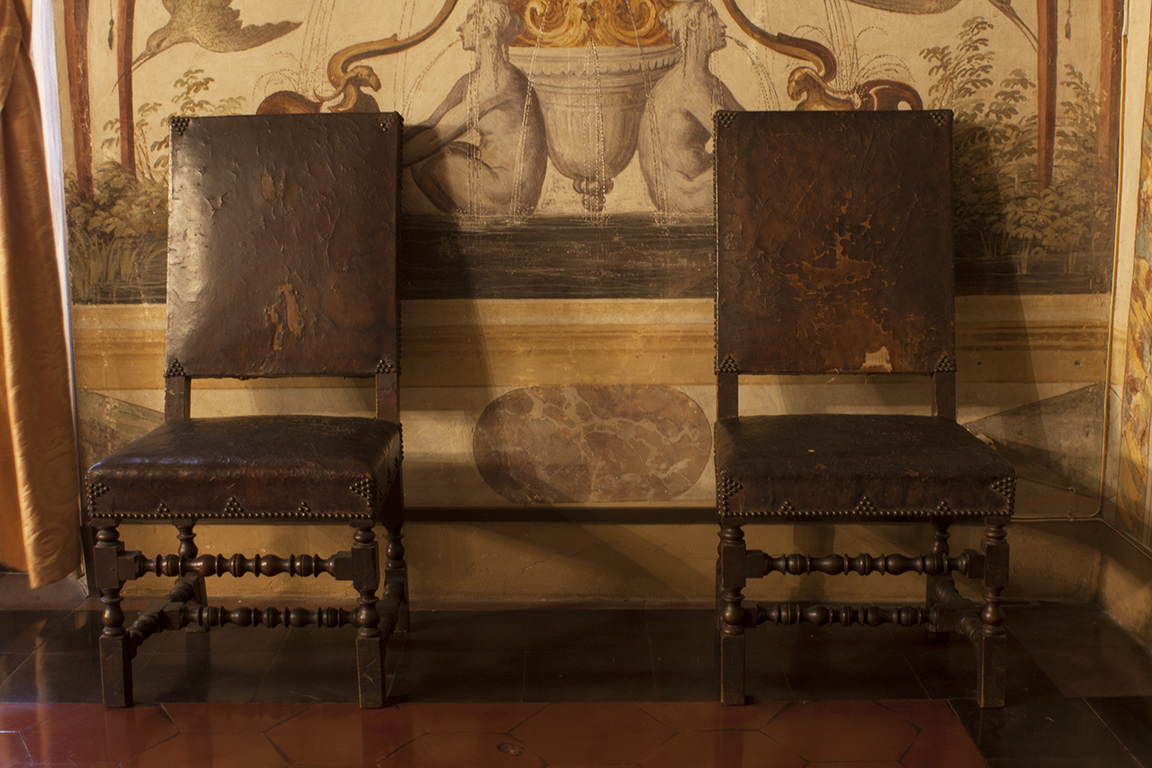 sedia, coppia - manifattura italiana (inizio XVIII)