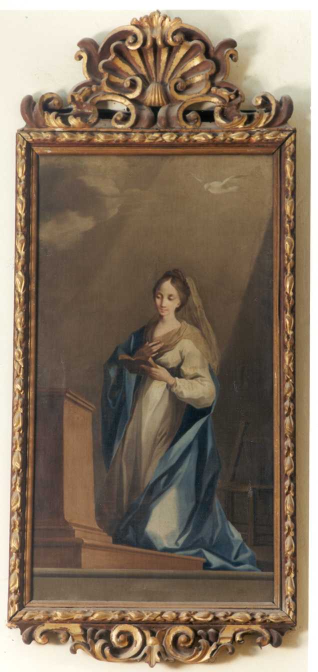 Madonna Annunciata (dipinto) di Stern Ignazio (attribuito) (sec. XVIII)