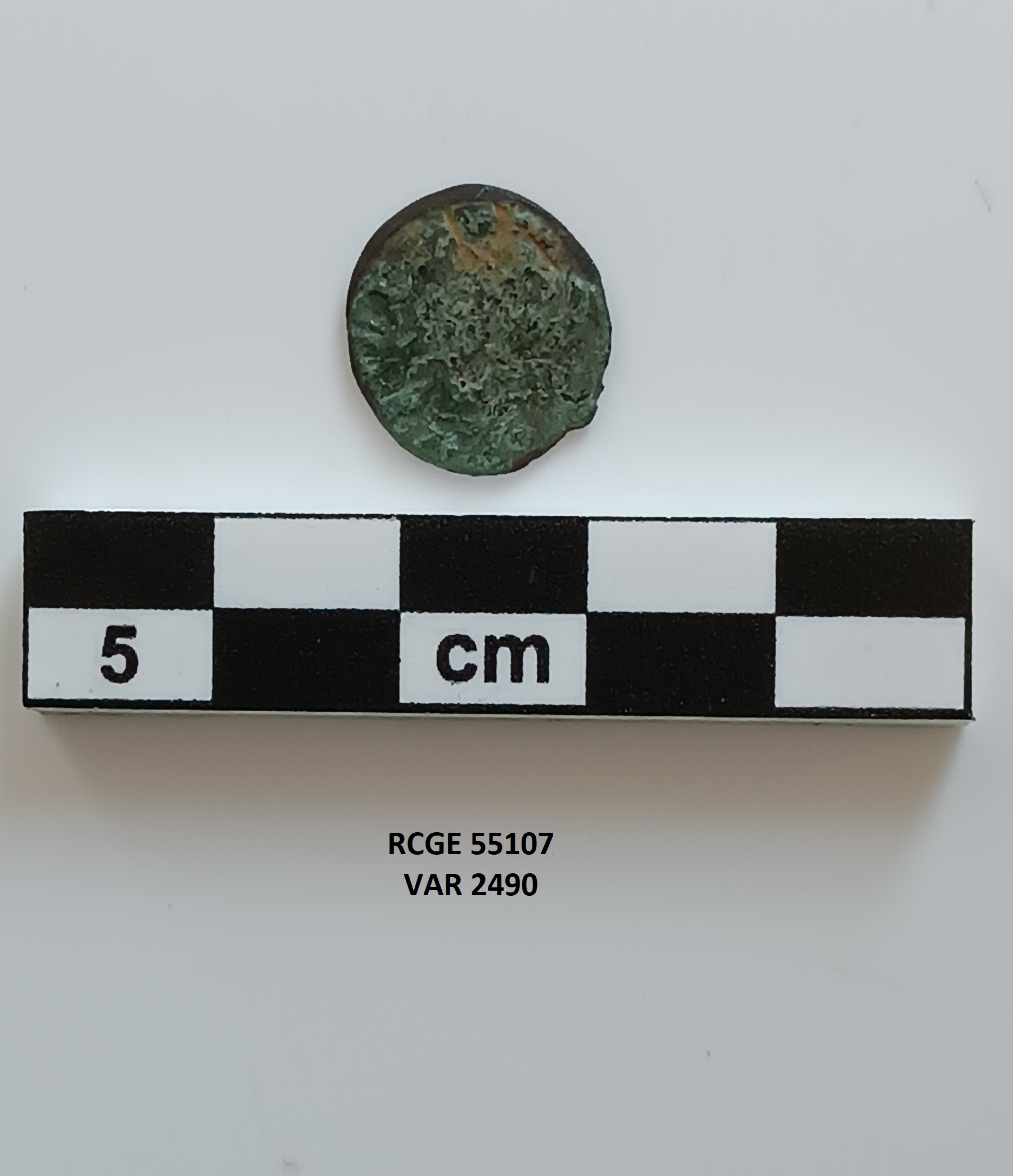 moneta - Follis ridotto - ambito romano (prima metà SECOLI/ IV)