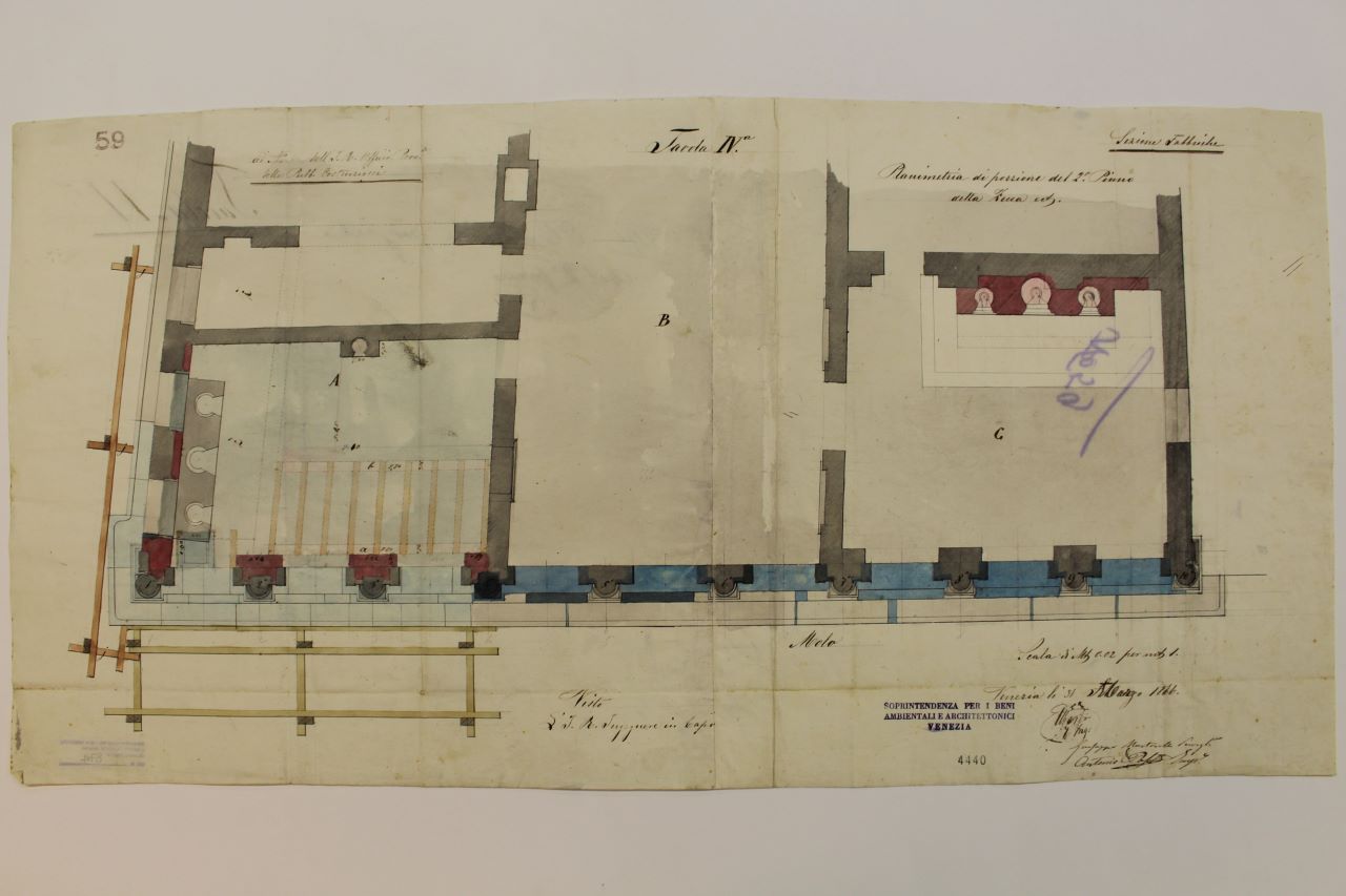 I.R. Zecca (disegno architettonico) di Martorello Giuseppe (terzo quarto XIX)