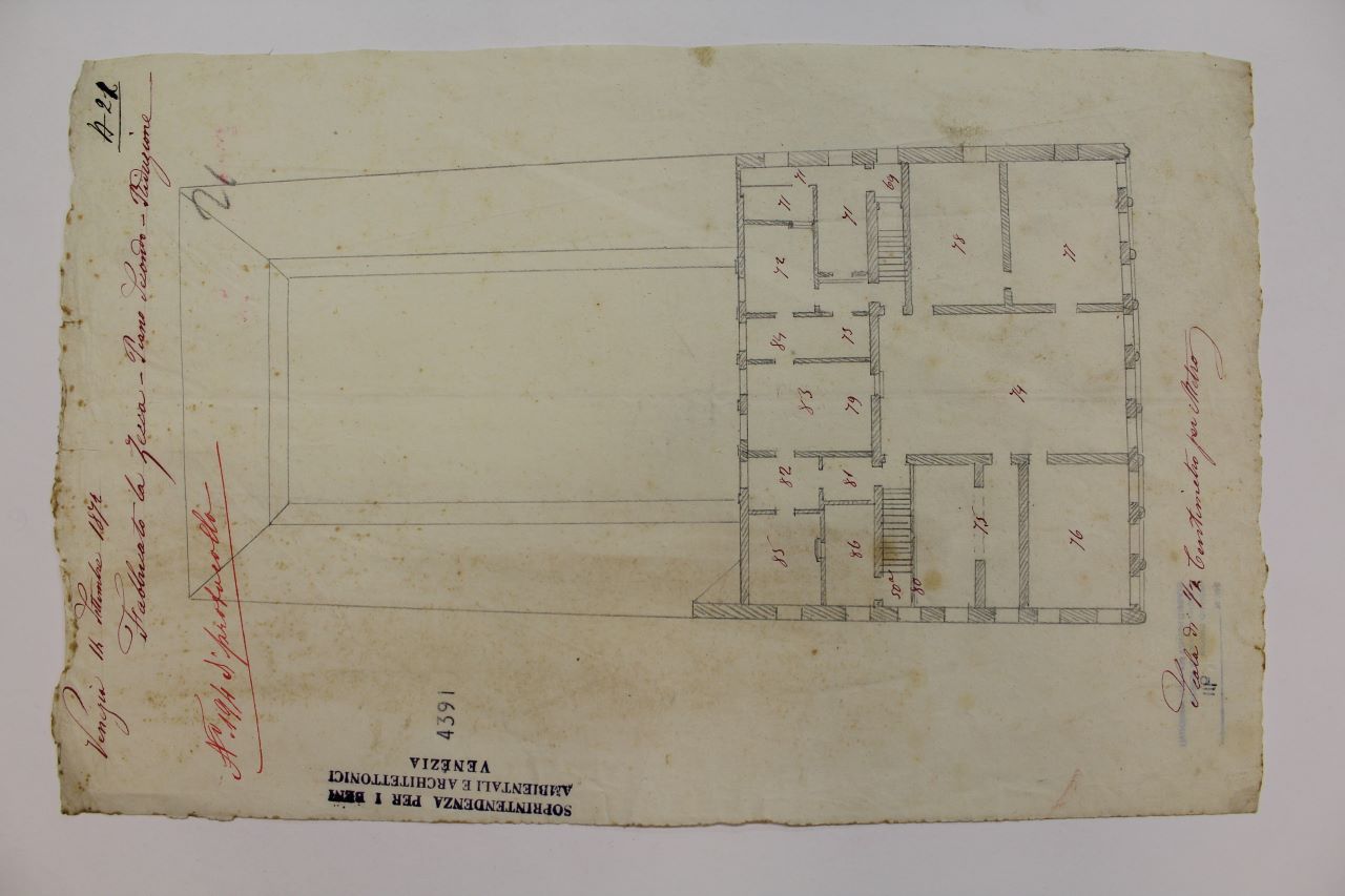 I.R. Zecca (disegno architettonico) - ambito italiano (terzo quarto XIX)