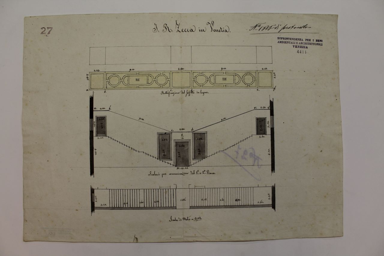I.R. Zecca (disegno architettonico) - ambito italiano (metà XIX)