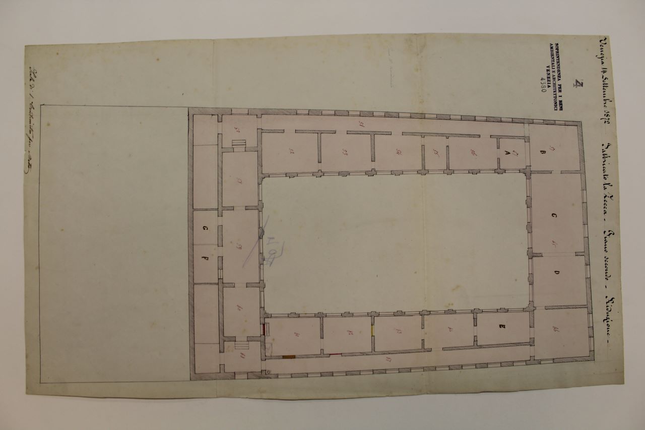 I.R. Zecca (disegno architettonico) - ambito italiano (terzo quarto XIX)