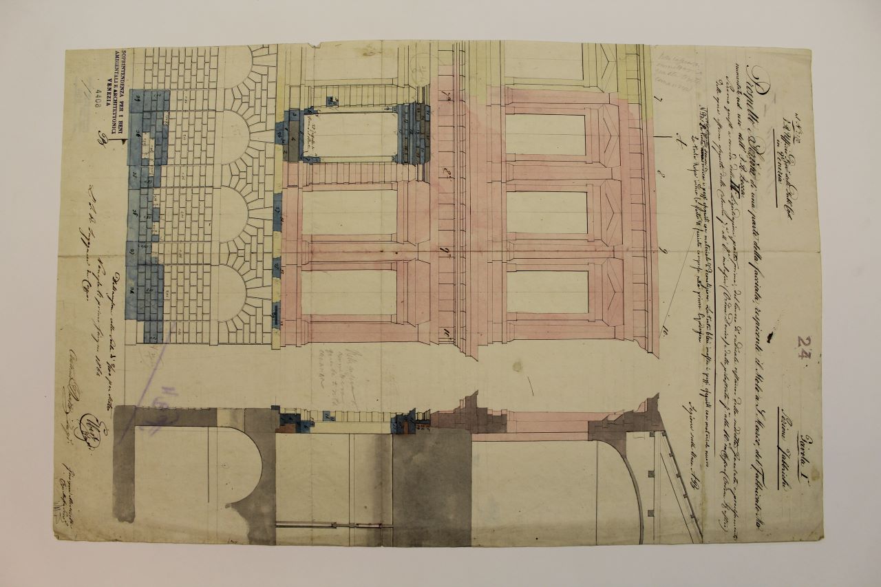I.R. Zecca (disegno architettonico) di Martorello Giuseppe (terzo quarto XIX)