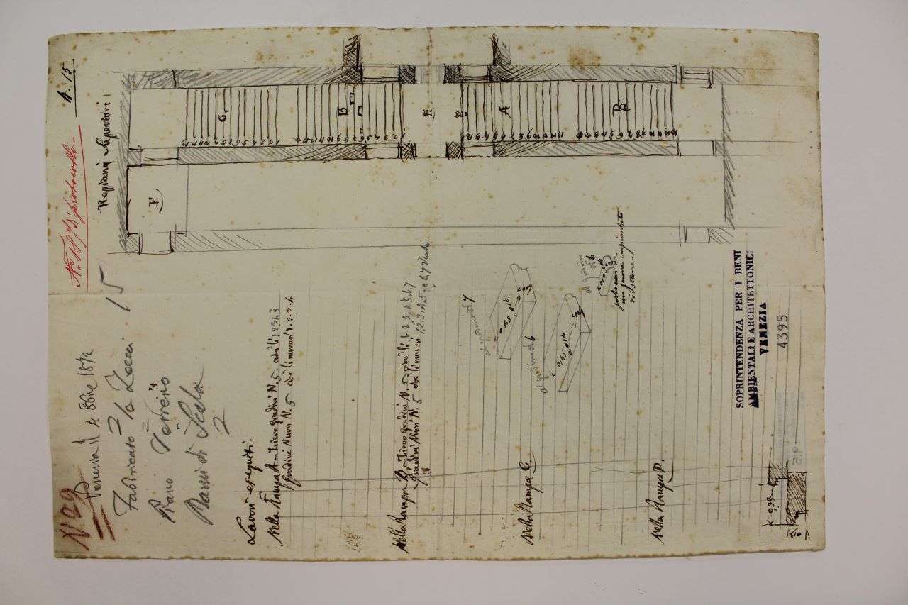 I.R. Zecca (disegno architettonico) - ambito italiano (terzo quarto XIX)