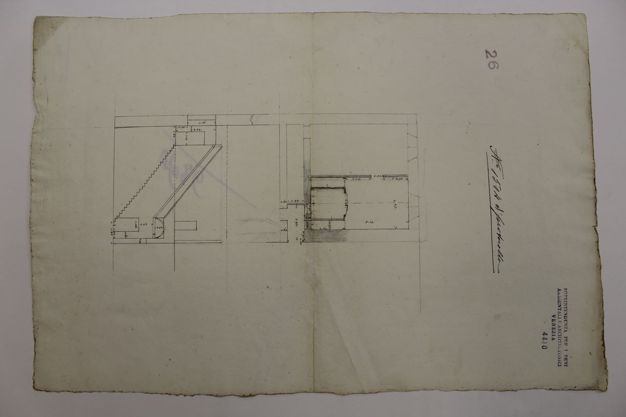I.R. Zecca (disegno architettonico) - ambito italiano (metà XIX)