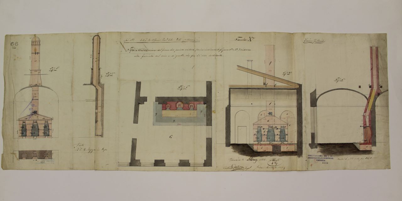 I.R. Zecca (disegno architettonico) di Martorello Giuseppe (terzo quarto XIX)