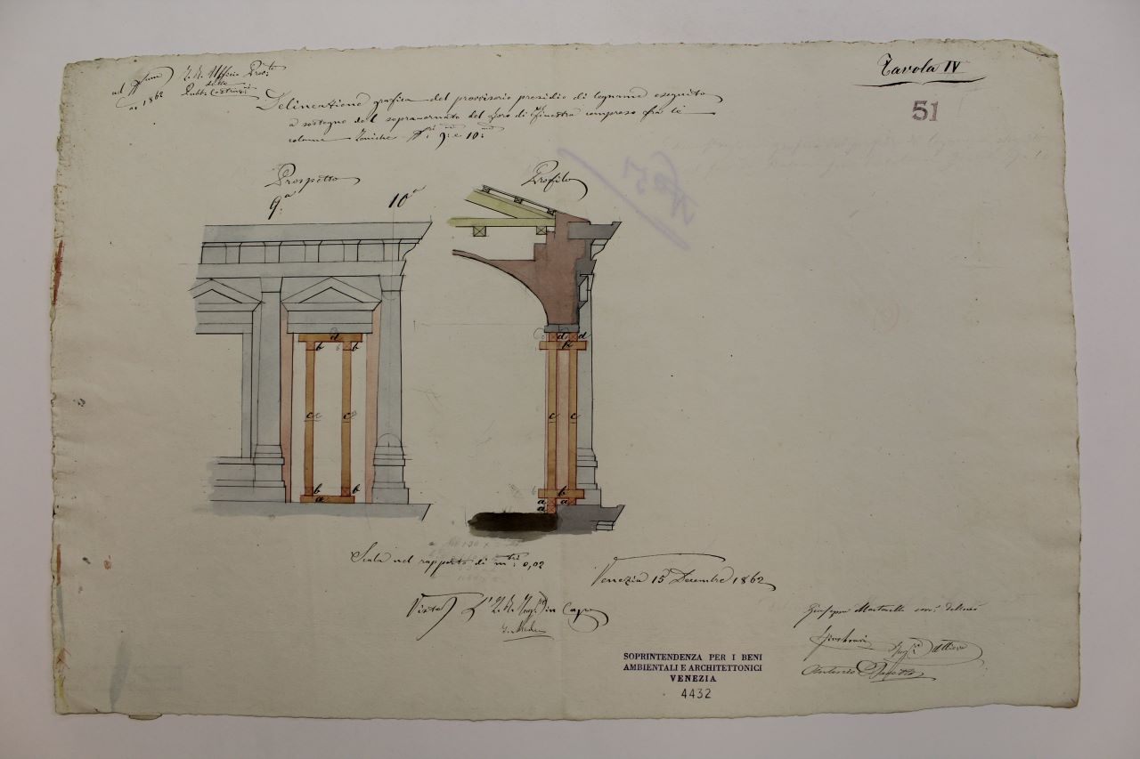 I.R. Zecca (disegno architettonico) di Meduna Tommaso, Martorello Giuseppe (terzo quarto XIX)